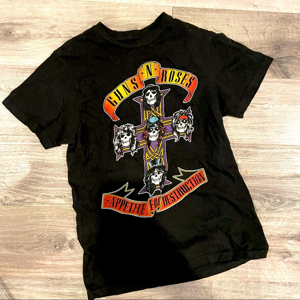 Guns N Roses Graphic ‘Appetite For Destruction Vintage T Shirt Size S